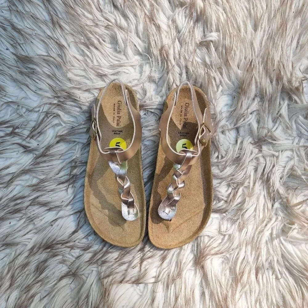 Giulia Palai Sandals Size 5